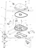ENGINE, ROCKER ARM ASSEMBLY AND PUSH RODS - N121C/V/D ALL OPTIONS (INDIANROCKERARM12CC)