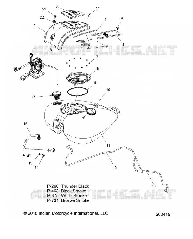 KRAFTSTOFFSYSTEM, FUEL TANK ASM.