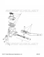 VORDERBREMSE, LEVER AND MASTER CYLINDER