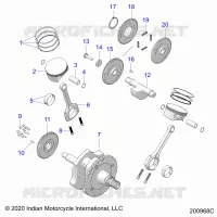 ENGINE, PISTON AND KURBELWELLE