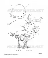 FAIRING ASM, WINDSHIELD MOUNT