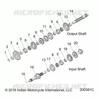 ANTRIEB, INPUT/OUTPUT SHAFT ASM.