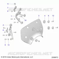 WINDSCHUTZSCHEIBE AND MOUNTING
