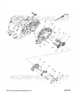 MOTOR, CAM SHAFTS AND GEARS