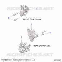 BRAKES, BREMSZANGE VORNE AND REAR