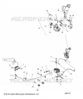 BREMSES, REAR ASM., W/ABS