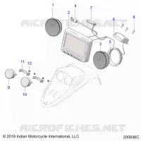 ELEKTRIC, INSTRUMENT CLUSTER