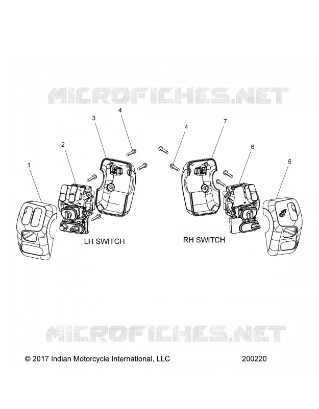 ELEKTRIC, SWITCH CONTROLS, LH/RH