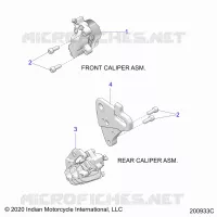 BRAKES, BREMSZANGE VORNE AND REAR