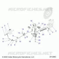 HINTERBREMSE ASM., W/ABS