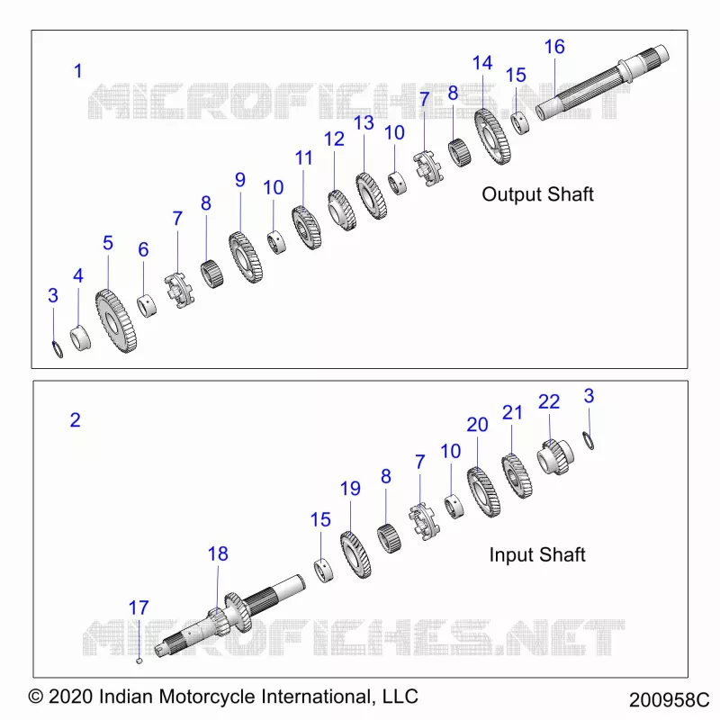 ANTRIEB, INPUT/OUTPUT SHAFT ASM.