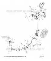BREMSES, REAR ASM.