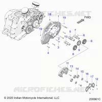 MOTOR, CAM SHAFTS AND GEARS