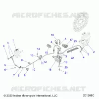 HINTERBREMSE ASM., W/ABS