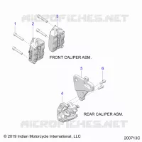 BRAKES, BREMSZANGE VORNE AND REAR