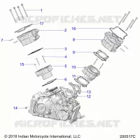 ENGINE, CYLINDER AND ZYLINDERKOPF MNTG.