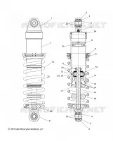 SHOCK ABSORBER, CHIEF CLASSIC/CHIEF VINTAGE - N15CCC/CCV ALL OPTIONS (49INDIANSHOCKRR14)
