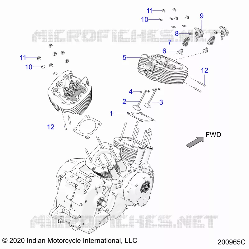 ENGINE, ZYLINDERKOPF ASM.