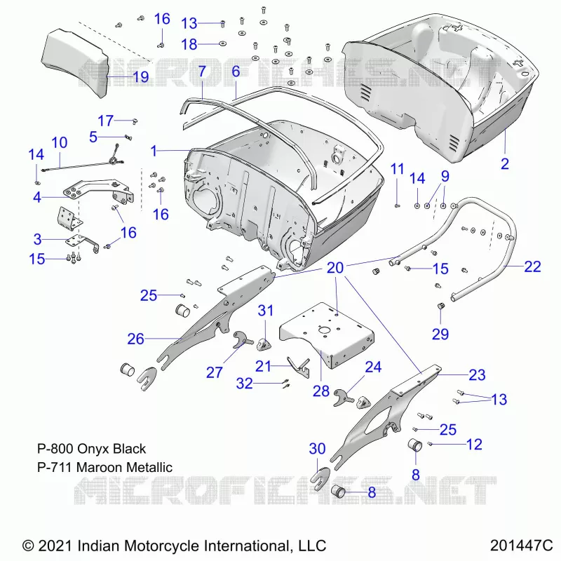 KOFFERRAUM BASE MOUNTING ASM.