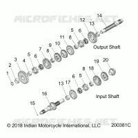ANTRIEB, INPUT/OUTPUT SHAFT ASM.