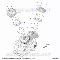 MOTOR, ROCKER COVERS
