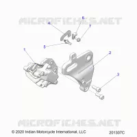 BRAKES, BREMSZANGE HINTEN