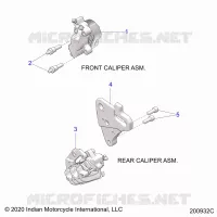 BRAKES, BREMSZANGE VORNE AND REAR