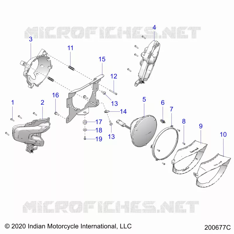 ELEKTRIC, HEADLIGHT, FRONT TURN SIGNALS