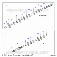 ANTRIEB, INPUT/OUTPUT SHAFT ASM.