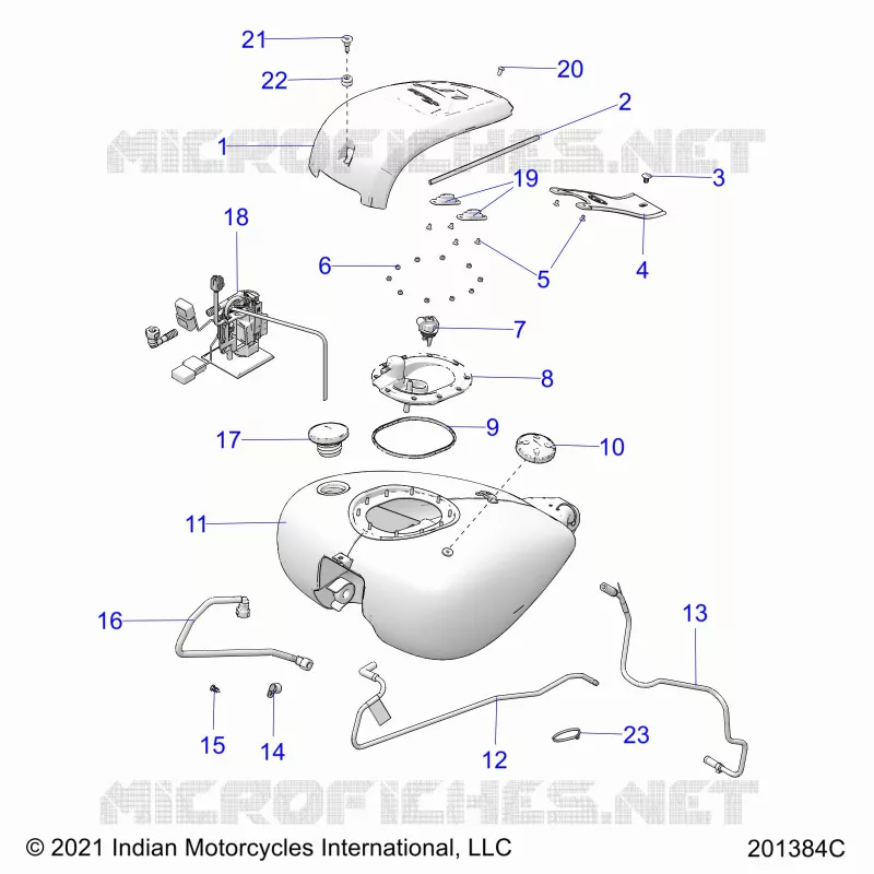 KRAFTSTOFFSYSTEM, FUEL TANK ASM.