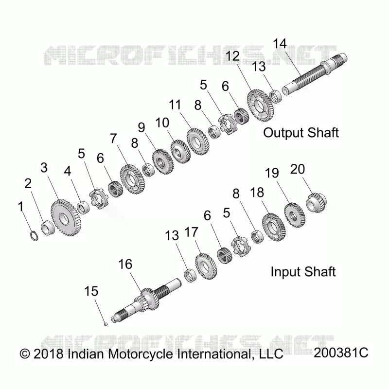ANTRIEB, INPUT/OUTPUT SHAFT ASM.