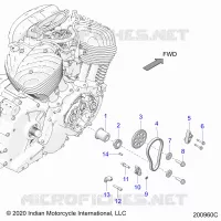 CAM CHAIN AND SPROCKETS