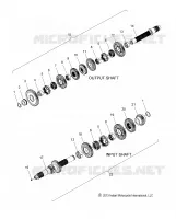 ANTRIEB, INPUT/OUTPUT SHAFT ASM.