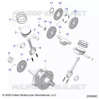 ENGINE, PISTON AND KURBELWELLE