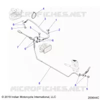 BREMSES, BREMSE LINE, REAR, ABS
