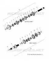 ANTRIEB, INPUT/OUTPUT SHAFT ASM.