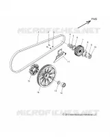 ANTRIEB, DRIVE SPROCKET, BELT AND GUARD
