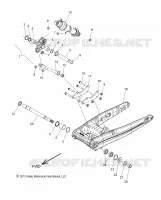 HINTERRADAUFHÃ„NGUNG ASM., SWING ARM AND SHOCK