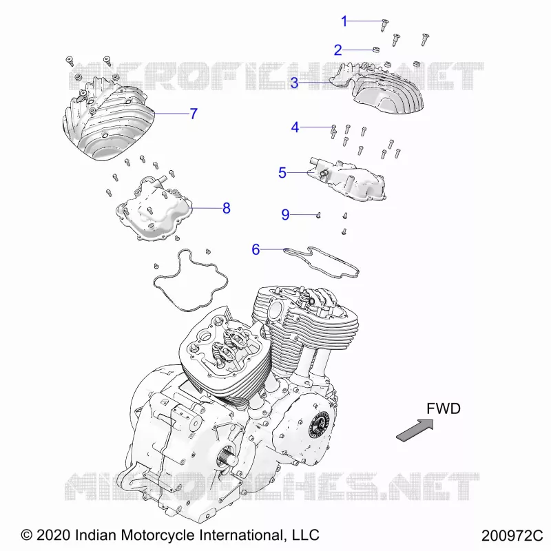 MOTOR, ROCKER COVERS