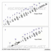 ANTRIEB, INPUT/OUTPUT SHAFT ASM.