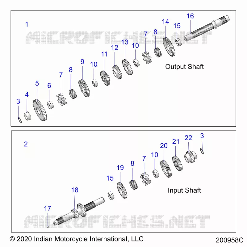 ANTRIEB, INPUT/OUTPUT SHAFT ASM.
