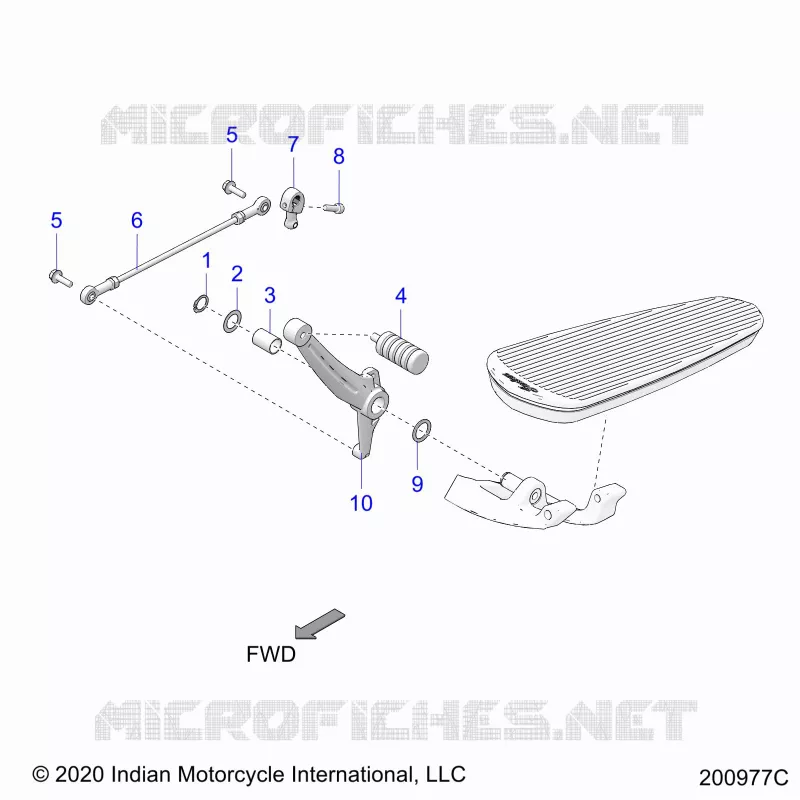 ANTRIEB, SHIFT PEDAL AND SHIFT LINKAGE