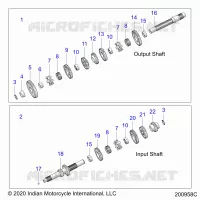 ANTRIEB, INPUT/OUTPUT SHAFT ASM.