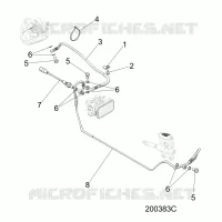 BREMSES, BREMSE LINE, REAR, ABS