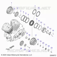 ANTRIEB, CLUTCH AND PRIMARY DRIVE