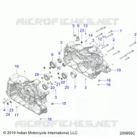 MOTOR, CASE ASM.