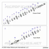 ANTRIEB, INPUT/OUTPUT SHAFT ASM.
