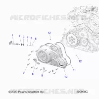 MOTOR, COVER ASM., PRIMARY DRIVE