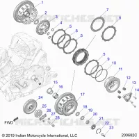 ANTRIEB, CLUTCH AND PRIMARY DRIVE
