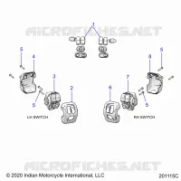 ELEKTRIC, SWITCH CONTROLS, LH/RH